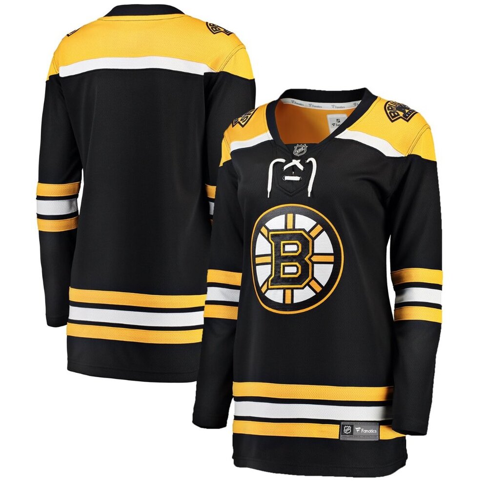 NWT Boston Bruins Fanatics Women's Breakaway Home Jersey - L